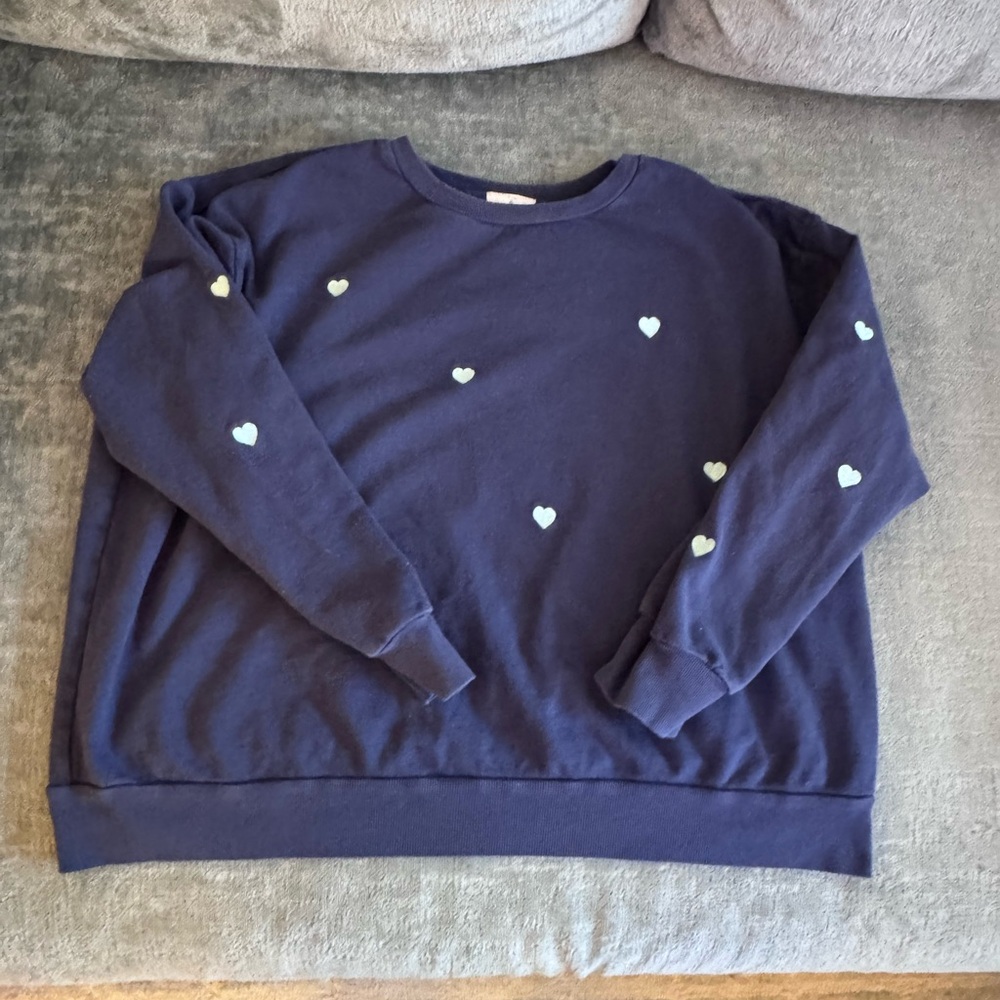 Blue Hearts Sweatshirt